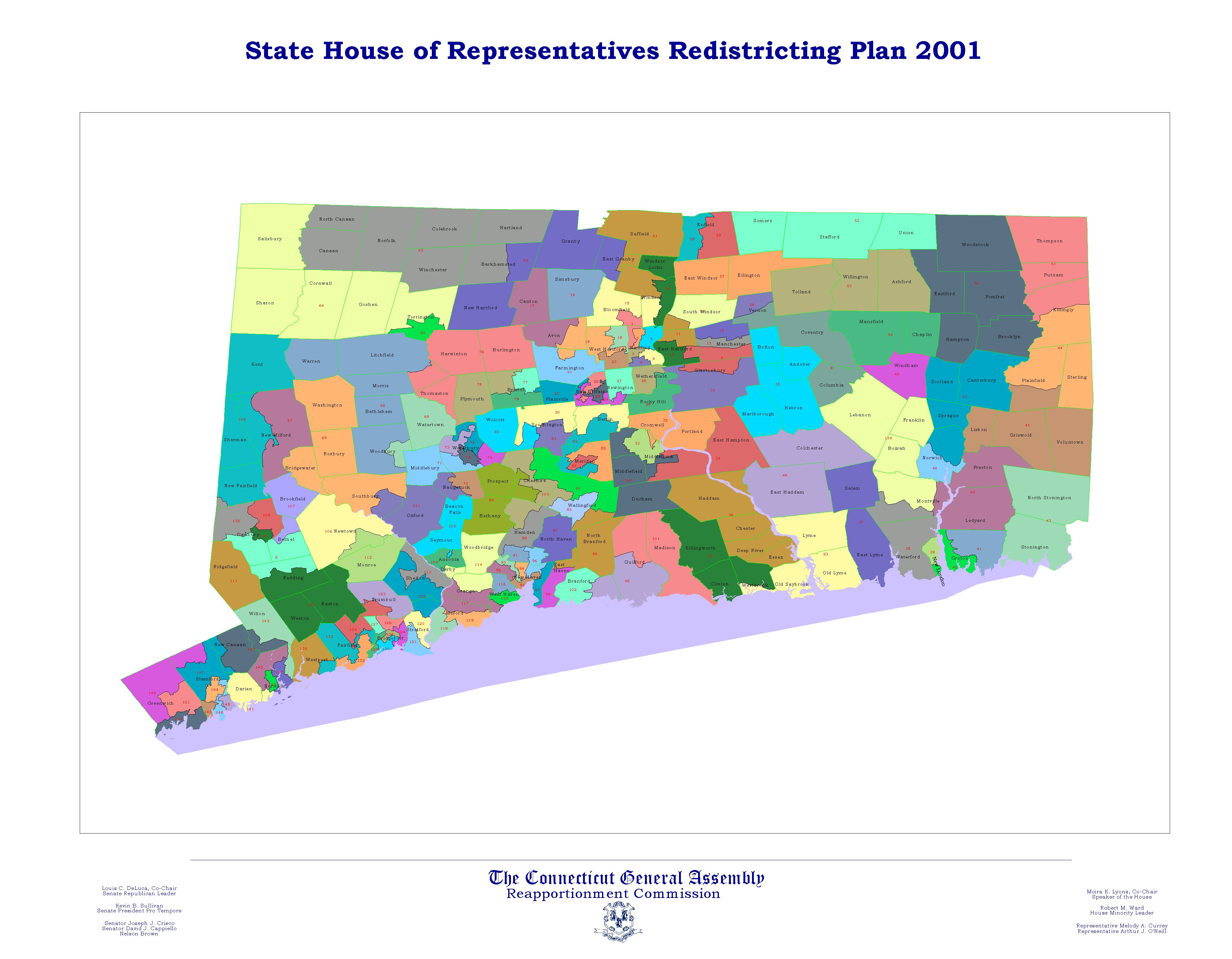 2001 House Redistricting Plan